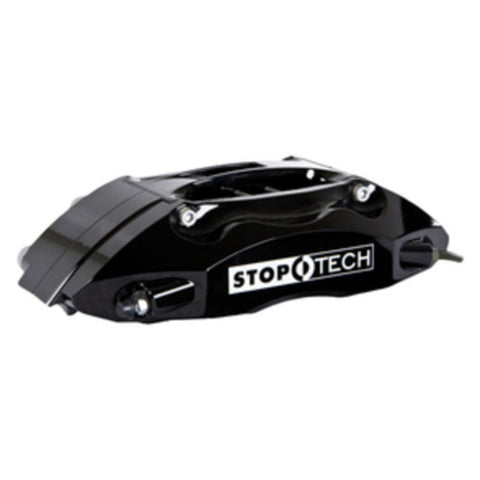 StopTech 90-96 300zx Front BBK w/ Black ST-40 Calipers Slotted 332x32 Rotors Pads and SS Lines - 83.647.4600.51