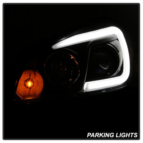 Spyder 06-13 Chevy Impala / 06-07 Chevy Monte Carlo Projector Headlights - Light Bar - Black - 5086679