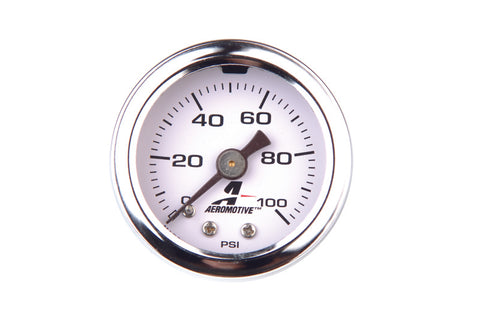 Aeromotive 0-100 PSI Fuel Pressure Gauge - 15633