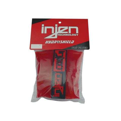 Injen Red Water Repellant Pre-Filter fits X-1022 6-1/2in Base / 8in Tall / 5-1/2in Top - 1038RED