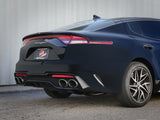 aFe Gemini XV 3in to Dual 2-1/2in 304 SS Cat-Back Exhaust w/ Cut-Out 18-21 Kia Stinger L4-2.0L (t) - 49-37034