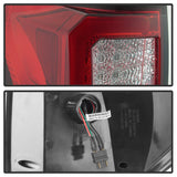 Spyder 07-13 Toyota Tundra V2 Light Bar LED Tail Lights - Red Clear ALT-YD-TTU07V2-LB-RC - 5085450