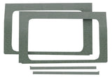 DEI 18-23 Jeep Wrangler JL 4-Door Boom Mat Rear Side Window Trim - 4 Piece - Gray - 50174