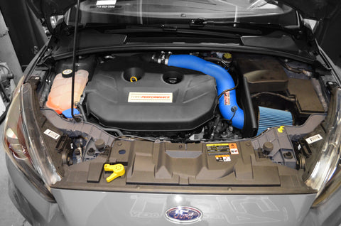 Injen16-18 Ford Focus RS Wrinkle Black Cold Air Intake - SP9003WB
