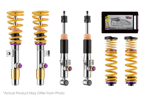 KW Coilover Kit V4 2013+ BMW M5/F10 (5L) Sedan with Electronic Suspension - 3A720098