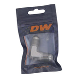 DeatschWerks 6AN Male Flare To 6AN Male Flare 90-Degree Coupler Fitting - 6-02-0207