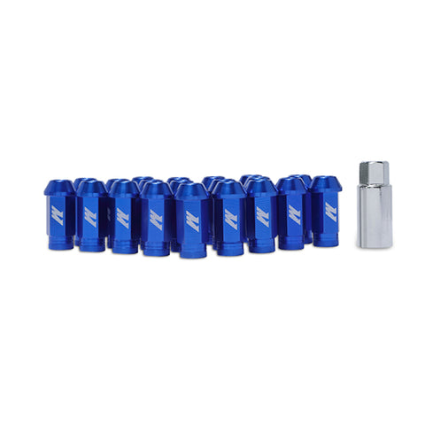 Mishimoto Aluminum Locking Lug Nuts M12 x 1.25 - Blue - MMLG-125-LOCKBL