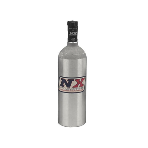 Nitrous Express 1.4lb Bottle w/Motorcycle Valve (3.2 Dia x 11.38 Tall) - 11023