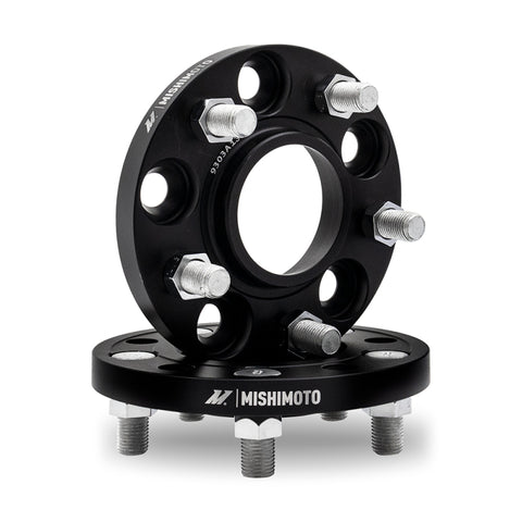Mishimoto Mishimoto Wheel Spacers 5x114.3 64.1 CB M14x1.5 15mm BK - MMWS-012-150BK