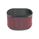 Injen Oiled Air Filter 8.5x5.63in Oval ID / 9.92x7.17in Base / 5.7in HT / 6.865ix4.115in Top - X-1126-BR