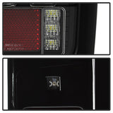 Spyder 07-16 Jeep Wrangler Version 2 Light Bar LED Tail Lights - Black (ALT-YD-JWA07V2-LBLED-BK) - 5084774