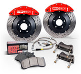StopTech Mazda Miata w/ NB Rear Brakes Front BBK Anodized ST-42 Calipers Slotted 280x20.6mm Rotors - 83.557.GY00.A1