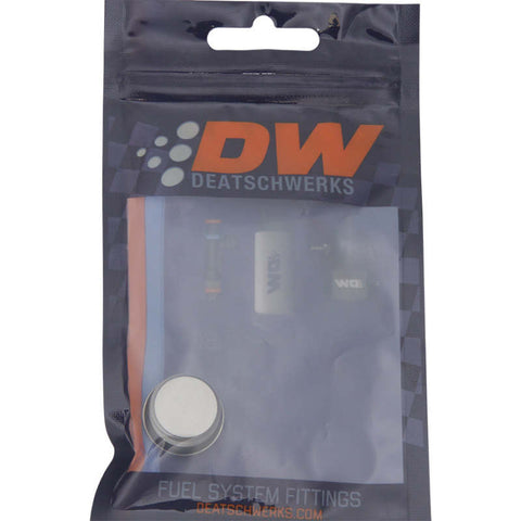 DeatschWerks 8AN ORB Male Plug Low Profile Internal Allen/Hex (Incl. O-Ring) - 6-02-0718
