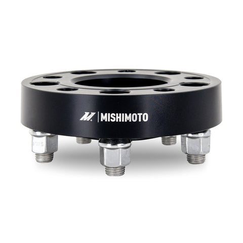 Mishimoto Mishimoto Wheel Spacers 5x114.3 64.1 CB M14x1.5 25mm BK - MMWS-012-250BK