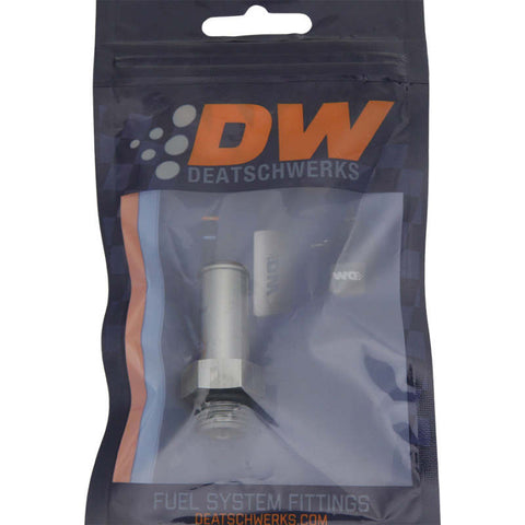 DeatschWerks 6AN ORB Male To 1/2in Barb Fitting (Single Barb - Incl O-Ring) - 6-02-0503