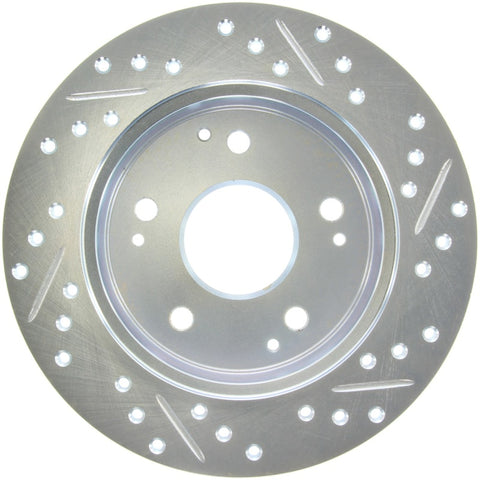 StopTech Select Sport Drilled &amp; Slotted Rotor - Rear Right - 227.40042R