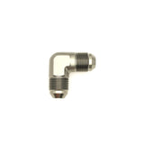 DeatschWerks 8AN Male Flare To 8AN Male Flare 90-Degree Coupler Fitting - 6-02-0208