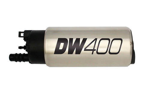 DeatschWerks 415LPH DW400 Fuel Pump w/9-1047 Install Kit 15-17 Ford Mustang V6/GT w/ 1/8in Venturi - 9-403-1047