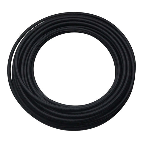 DeatschWerks 8AN Black Nylon Braided PTFE Hose - 50ft - 6-02-0865-50