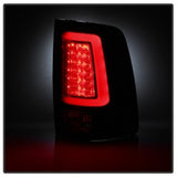 Spyder 09-16 Dodge Ram 1500 Light Bar LED Tail Lights - Black Smoke ALT-YD-DRAM09V2-LED-BSM - 5084033