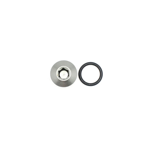 DeatschWerks 6AN ORB Male Plug Low Profile Internal Allen/Hex (Incl. O-Ring) - 6-02-0717