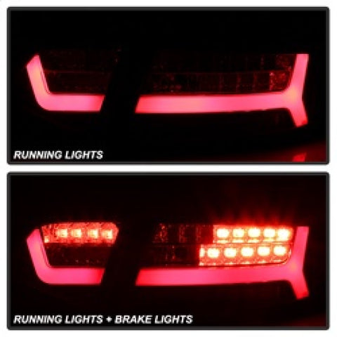 Spyder 09-11 Audi A6 LED Tail Lights - Red Clear (ALT-YD-AA609-LED-RC) - 5085191