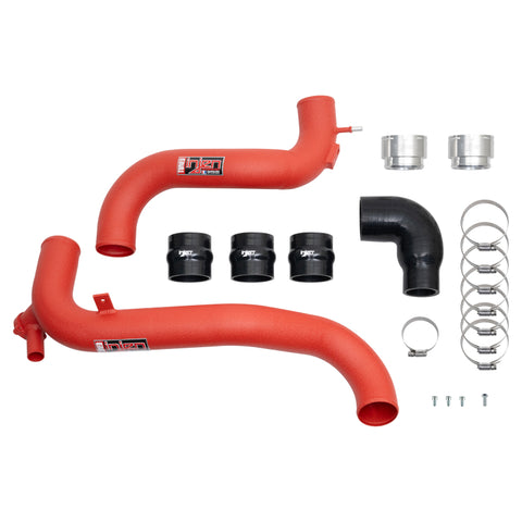 Injen 21-23 Ford Bronco L4-2.3L Turbo EcoBoost SES Intercooler Pipes Wrinkle Red - SES9300ICPWR