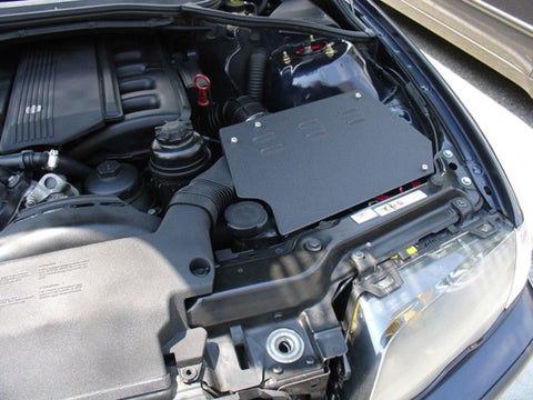 Injen 01-06 BMW 330i E46 3.0L (M54) L-6 Wrinkle Black Short Ram Intake w/ Enc Heat Shield & Adapter - SP1111WB