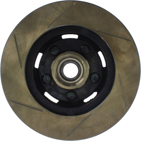 StopTech 64-67 Ford Mustang Cryo Slotted Front Left Sport Brake Rotor - 126.61053CSL