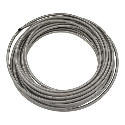 DeatschWerks 6AN Stainless Steel Double Braided PTFE Hose - 50ft - 6-02-0861-50