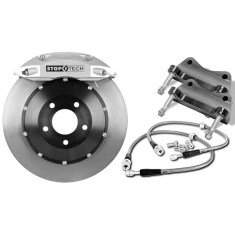 StopTech Mazda Miata NA w/ NB Rear Brakes Front BBK Trophy STR-42 Calipers Slotted 280x20.6mm Rotors - 83.557.GY00.R1
