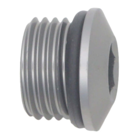 DeatschWerks 6AN ORB Male Plug Low Profile Internal Allen/Hex (Incl. O-Ring) - 6-02-0717