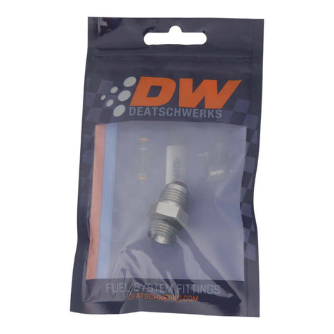 DeatschWerks 6AN ORB Male To 6AN Male Flare Adapter (Incl. O-Ring) - 6-02-0404