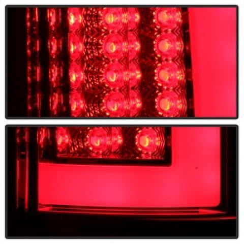Spyder 07-09 Dodge Ram 2500/3500 V3 Light Bar LED Tail Lights - Red Clear (ALT-YD-DRAM06V3-LBLED-RC) - 5084286
