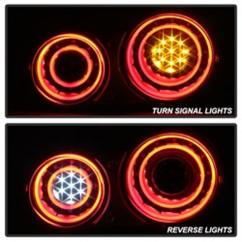 Spyder 09-15 Nissan GTR LED Tail Lights Black ALT-YD-NGTR09-LED-BK - 5083265
