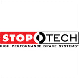 StopTech 90-96 300zx Rear BBK w/ Black ST-22 Calipers Slotted 328x28 Rotors Pads and SS Lines - 83.647.0023.51