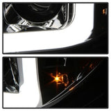 Spyder 07-13 Toyota Tundra V2 Light Bar DRL Projector Headlights - Chrome (PRO-YD-TTU07V2-LB-C) - 5084651