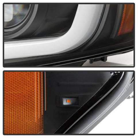 Spyder 06-13 Chevy Impala / 06-07 Chevy Monte Carlo Projector Headlights - Light Bar - Black - 5086679
