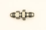 DeatschWerks 6AN Male Flare To 6AN Male Flare Bulkhead Adapter (Incl. Nut) - 6-02-0708