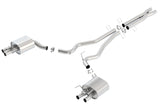 Borla 15-16 Ford Mustang Shelby GT350 5.2L ATAK Cat Back Exhaust (Uses Factory Valence) - 140684
