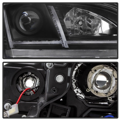 Spyder 08-15 Audi TT Halogen Projector Headlights w/Seq Turn Signal - Black (PRO-YD-ATT08-BK) - 5085535
