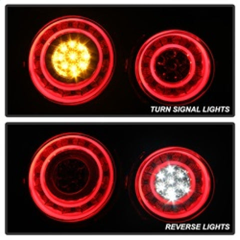 Spyder 09-15 Nissan GTR LED Tail Lights Red Clear ALT-YD-NGTR09-LED-RC - 5082008