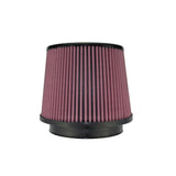 Injen Oiled Air Filter 6.0in Flange ID / 8.25in Base / 7.2in Media Height / 7.0in Top - X-1101-BR