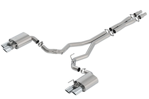 Borla 2018 Ford Mustang GT 5.0L AT/MT 3in ATAK Catback Exhaust w/ Valves - 140743