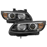 Spyder 08-10 BMW F92 3 Series Projector Headlights - LED DRL - Black (PRO-YD-BMWE9208-DRL-BK) - 5085184