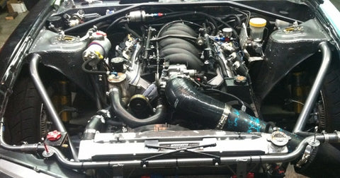 Mishimoto Universal Dual Pass Race Radiator 27x19x3 Inches Aluminum Radiator - MMRAD-DBP-26