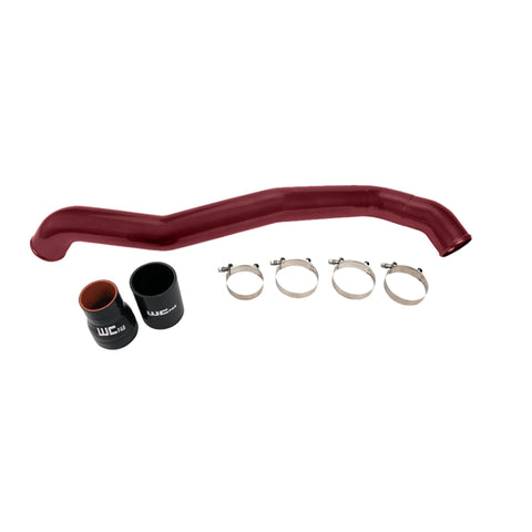 Wehrli 11-16 Chevrolet 6.6L LML Duramax Driver Side 3in Intercooler Pipe - WCFab Red - WCF100353-RED