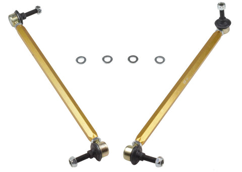 Whiteline 10+ Chevy Camaro FR Coupe Front Sway Bar - Link Assy H/D Adj Steel Ball (380mm C to C) - KLC177