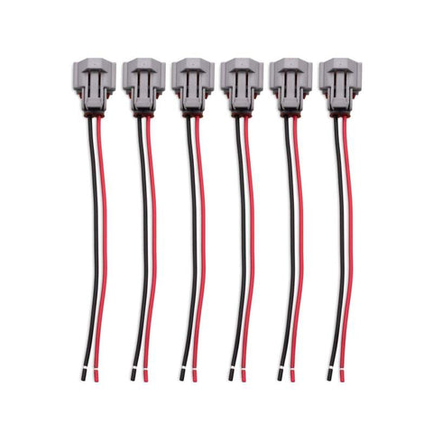 BLOX Racing Injector Pigtail Denso Female - Set Of 6 - BXFU-00604-DE-6