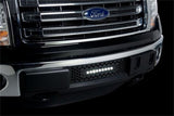 Putco 11-14 Ford F-150 EcoBoost SS Black Punch Bumper Grille Insert w/ 10in Luminix Light Bar - 88182FPL